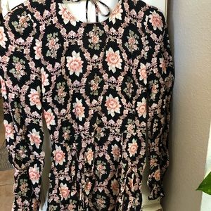 Nasty gal after party label floral mini dress